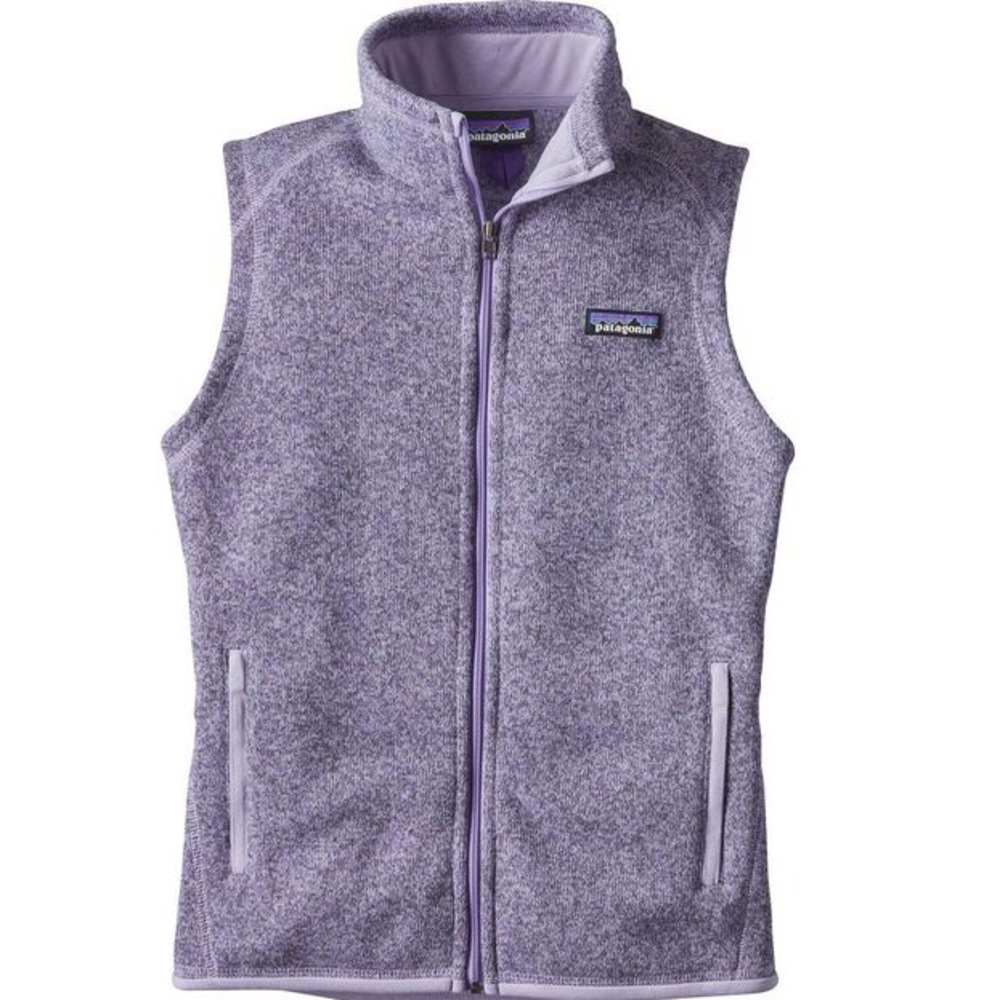 Patagonia purple better sweater vest NWOT